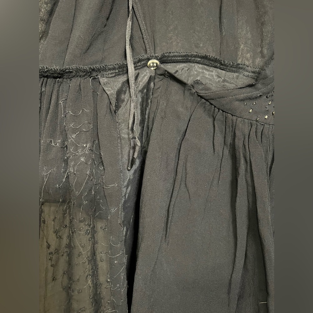 Free People Georgette Beaded Wrap Dress - XS - Picture 7 of 12